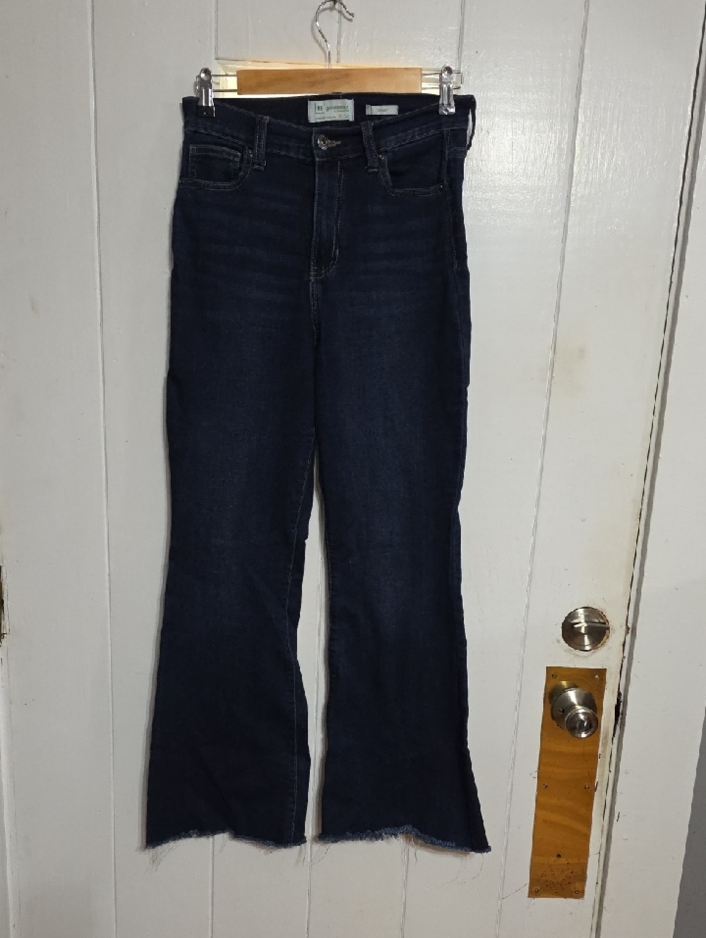 RE Generation Celbrity Pink "Flower" Women's/Junior's Denim Jeans Flare Sz 7/28